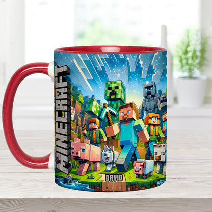 My Favorite - Personalized Block World Accent Mug