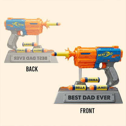 Dad’s Victory Blaster - Personalized Father Custom Shaped Acrylic Plaque
