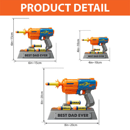 Dad’s Victory Blaster - Personalized Father Custom Shaped Acrylic Plaque