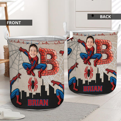 Love Superhero - Personalized Spider Storage Basket