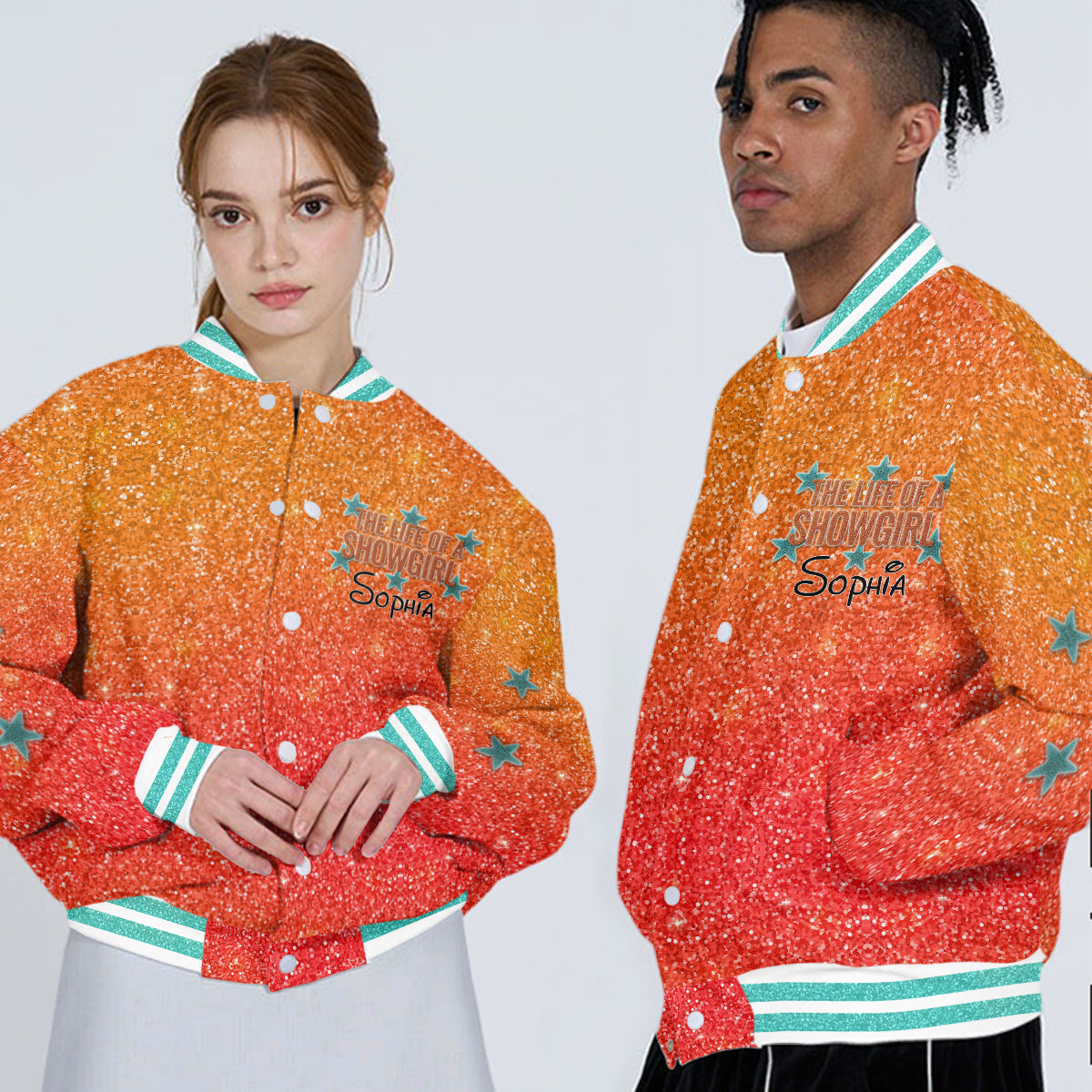 Magical Showgirl - Personalized Mouse Varsity Jacket