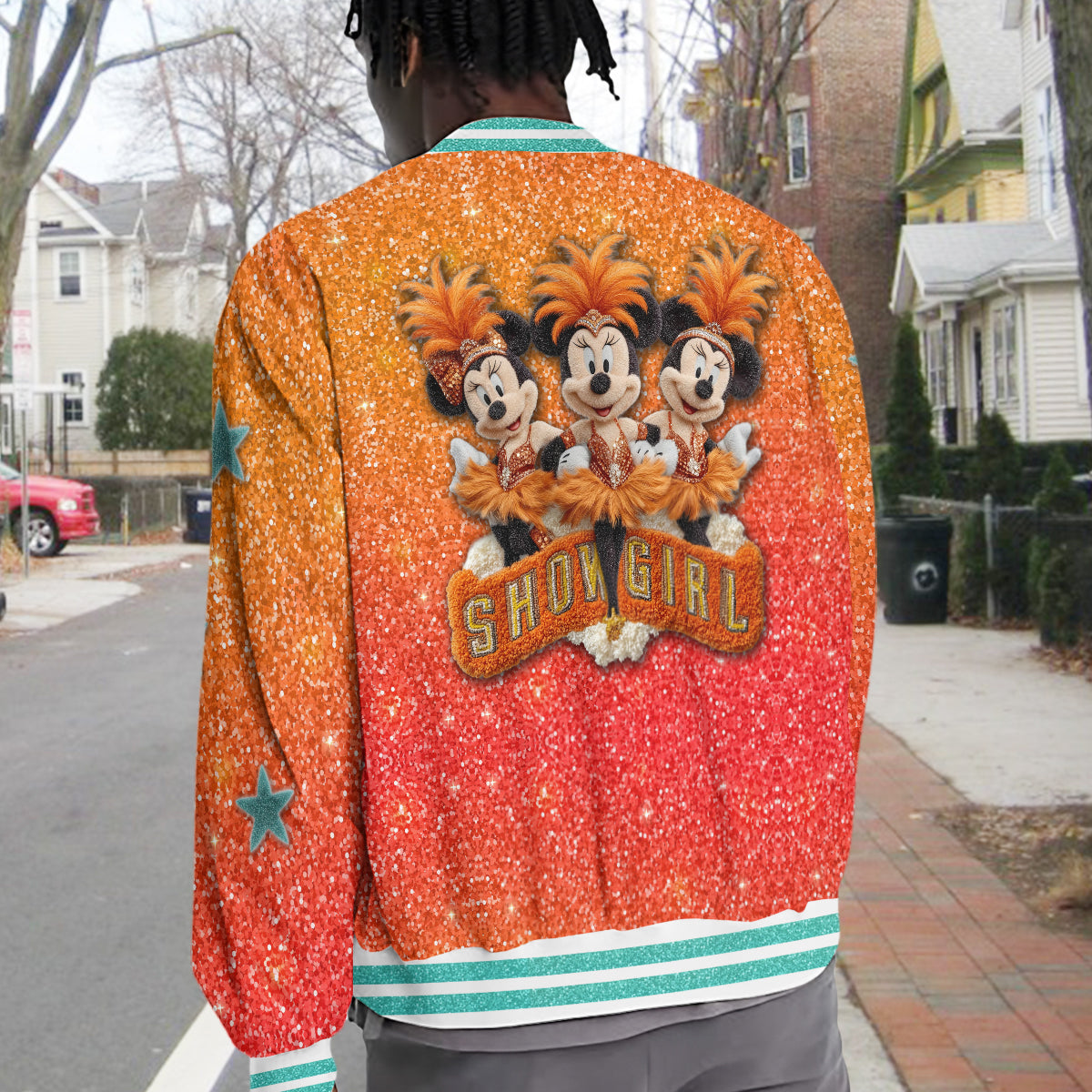 Magical Showgirl - Personalized Mouse Varsity Jacket