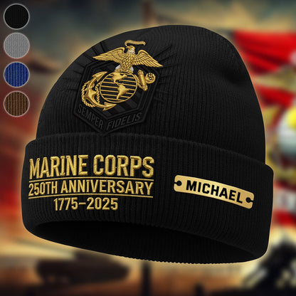 250th Anniversary - Personalized Veteran Beanie Hat