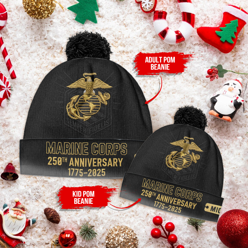 250th Anniversary - Personalized Veteran Beanie Hat