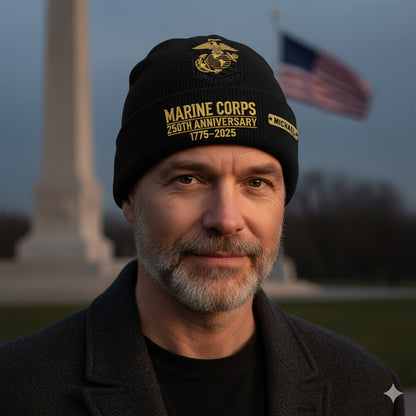 250th Anniversary - Personalized Veteran Beanie Hat
