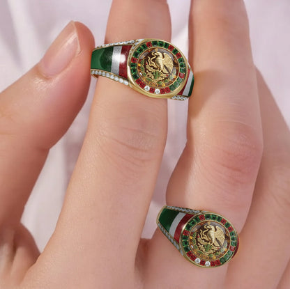 Proud Mexican - Personalized Expats Signet Ring