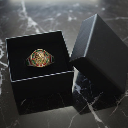 Proud Mexican - Personalized Expats Signet Ring