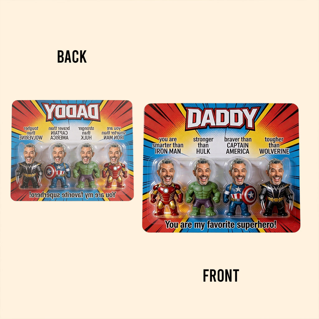 Gifts for Dad, Superhero Dad - Personalized Father Custom Shaped Acrylic Plaque