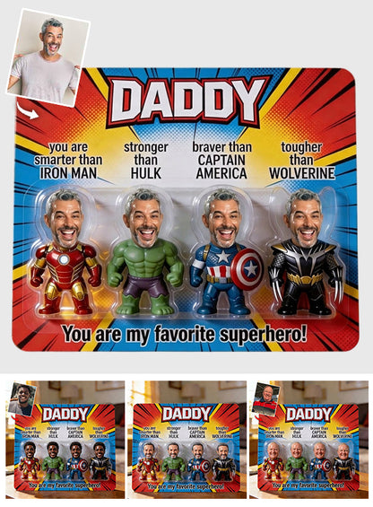Gifts for Dad, Superhero Dad - Personalized Father Custom Shaped Acrylic Plaque