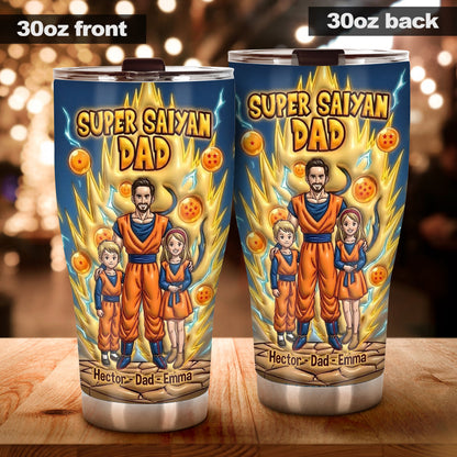 Anime Dad - Personalized Seven Balls Tumbler