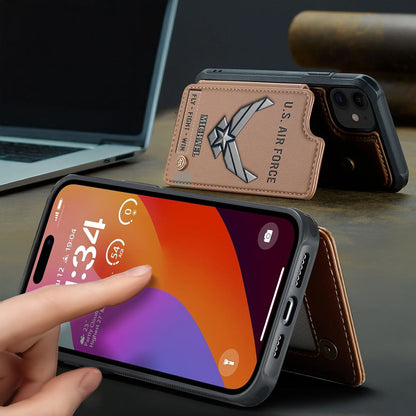 Fly · Fight · Win - Personalized Veteran Wallet Phone Case