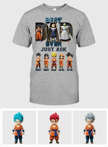 Best Dad Ever - Personalized Seven Balls T-shirt And Hoodie
