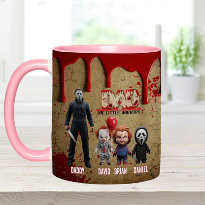 Daddy Of Little Horror - Personalized Accent Mug