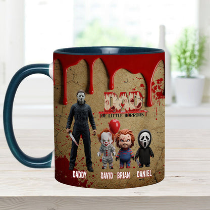 Daddy Of Little Horror - Personalized Accent Mug