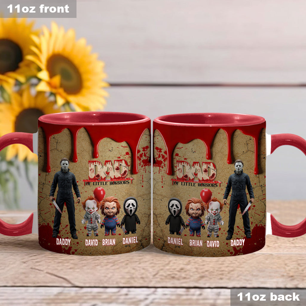 Daddy Of Little Horror - Personalized Accent Mug