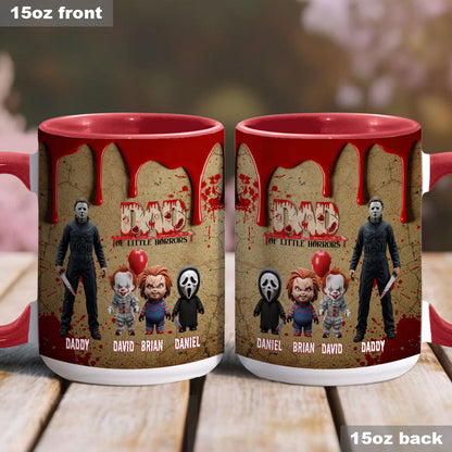Daddy Of Little Horror - Personalized Accent Mug