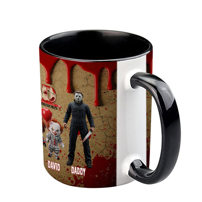 Daddy Of Little Horror - Personalized Accent Mug