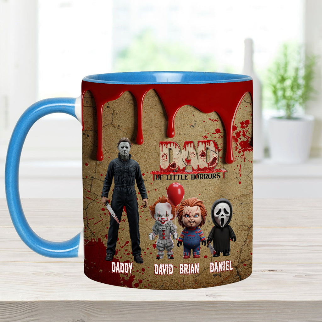 Daddy Of Little Horror - Personalized Accent Mug
