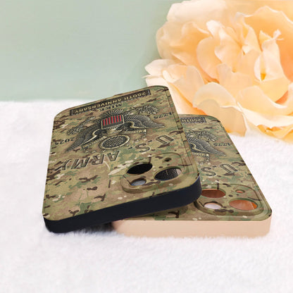 250th Anniversary - Personalized Veteran Leather Phone Case