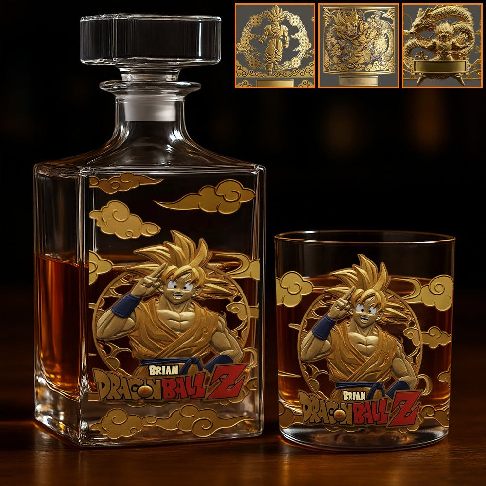 The Seven Balls - Personalized Seven Balls Whiskey Glass