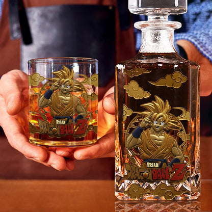 The Seven Balls - Personalized Seven Balls Whiskey Glass