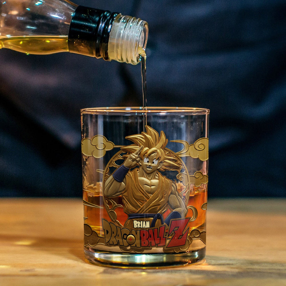 The Seven Balls - Personalized Seven Balls Whiskey Glass