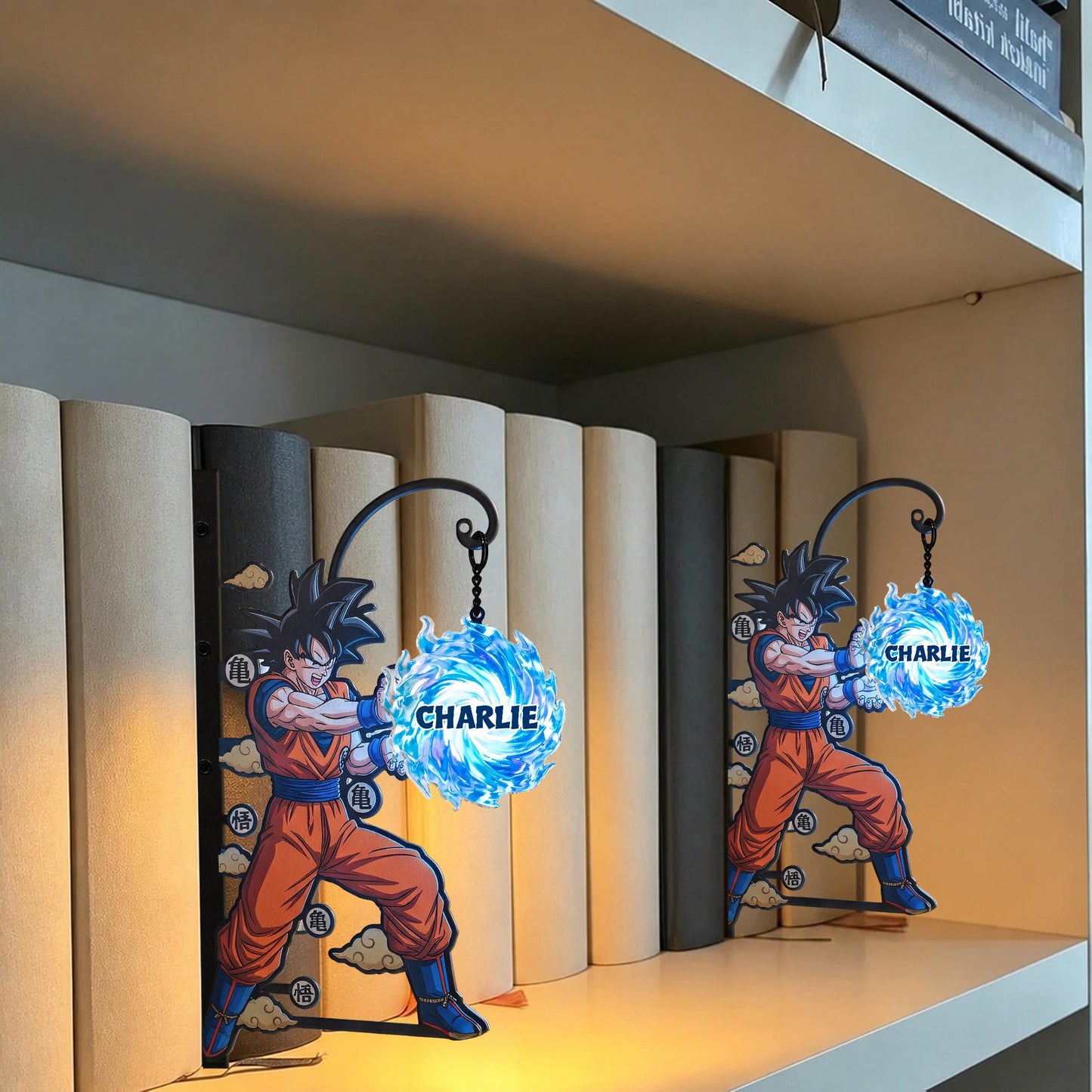 Strong One - Personalized Seven Balls Bookshelf Lamp