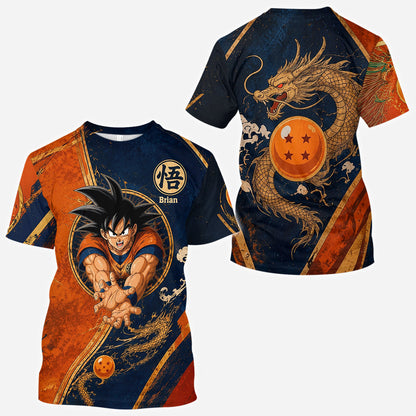 The Strongest - Personalized Seven Balls All Over Shirt