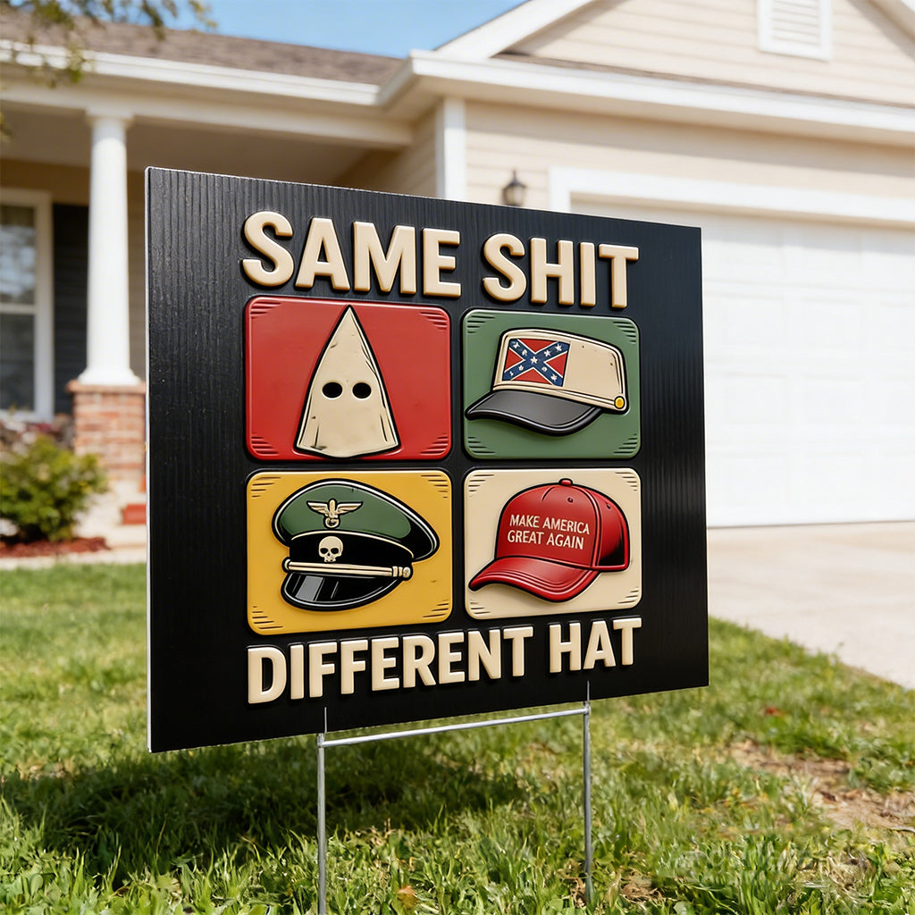 Same Shit - Pontoon Yard Sign