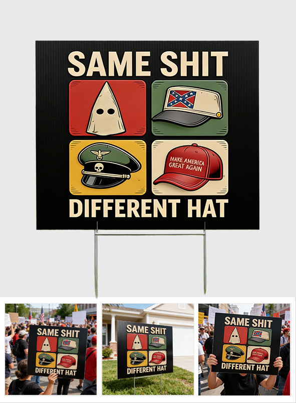 Same Shit - Pontoon Yard Sign