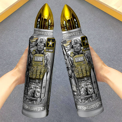 250th Aniversary - Personalized Veteran Bullet Tumbler