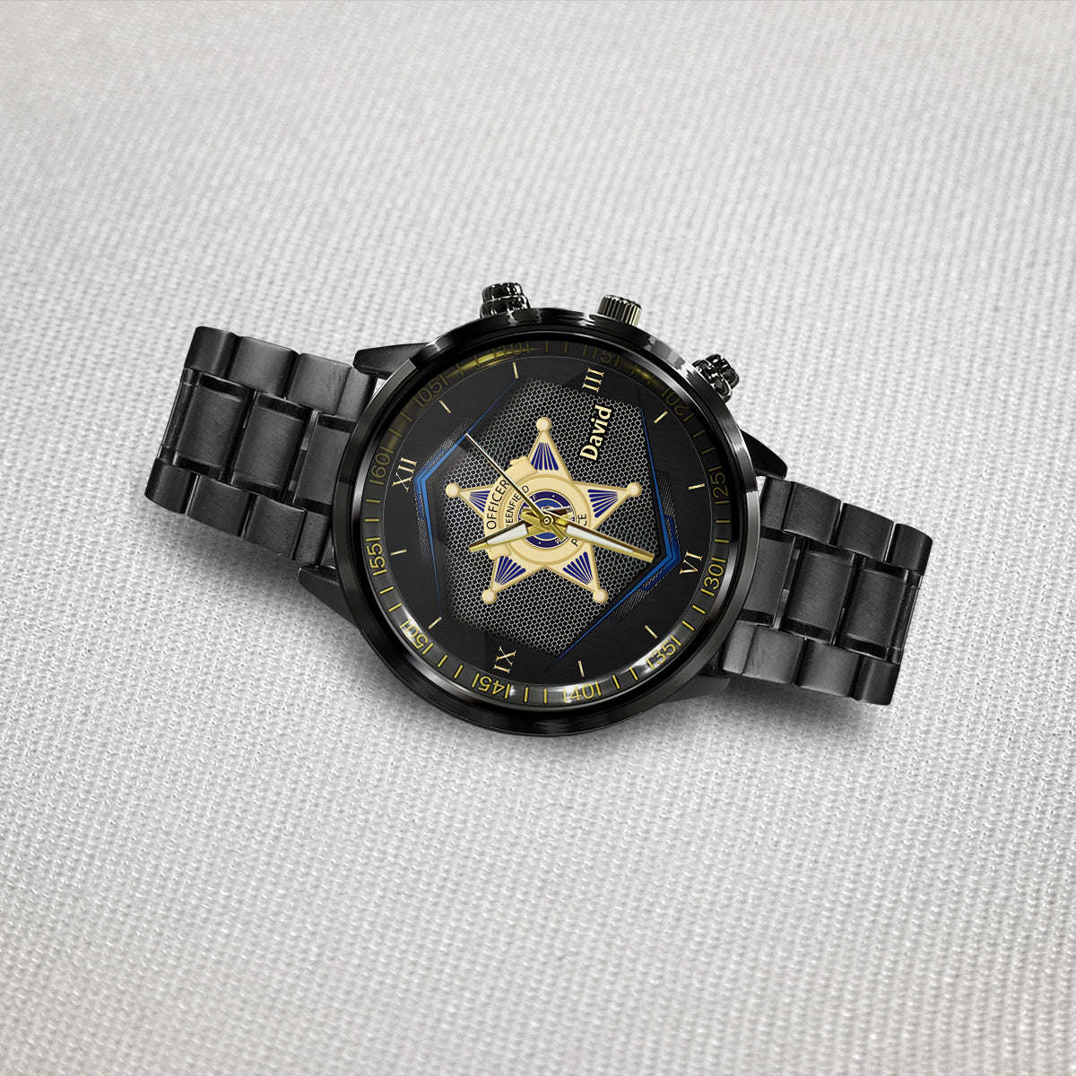 To Serve And Protect - Personalized Police Officer Hand Watch