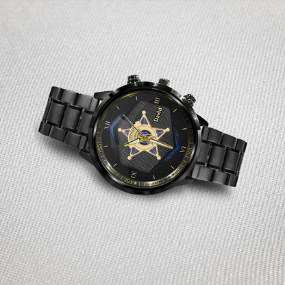To Serve And Protect - Personalized Police Officer Hand Watch
