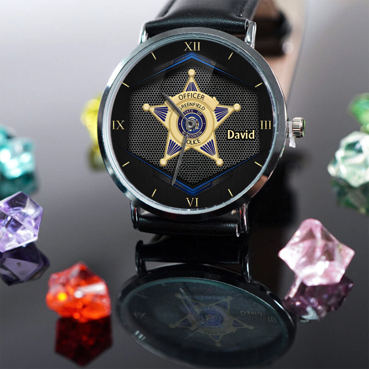 To Serve And Protect - Personalized Police Officer Hand Watch