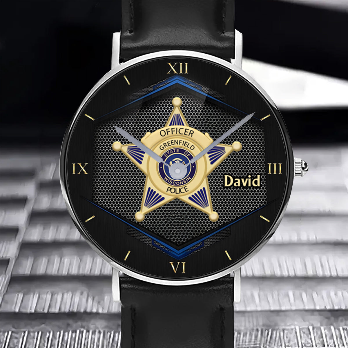 To Serve And Protect - Personalized Police Officer Hand Watch