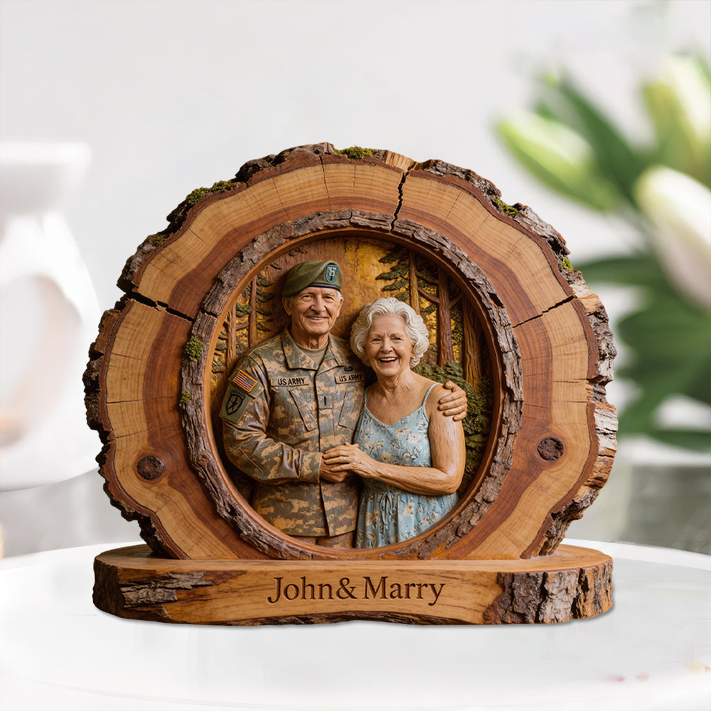 Couple Gift - Personalized Couple Custom Shaped Acrylic Plaque