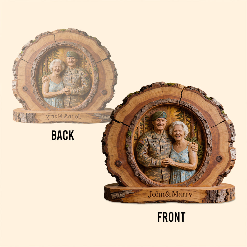 Couple Gift - Personalized Couple Custom Shaped Acrylic Plaque