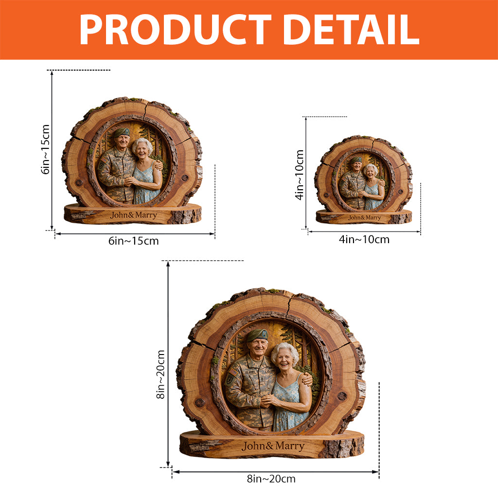 Couple Gift - Personalized Couple Custom Shaped Acrylic Plaque