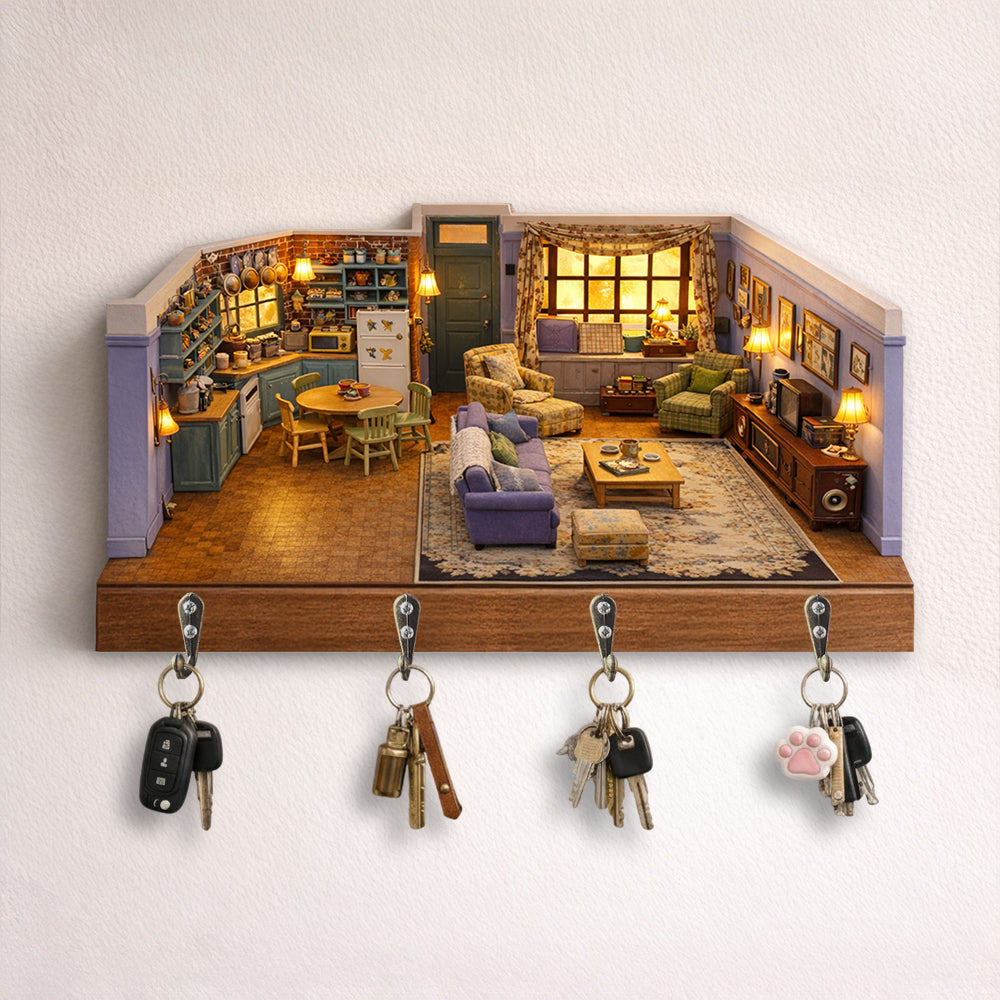 Friends Fans Gift - Personalized Custom Shaped Hanging Rack