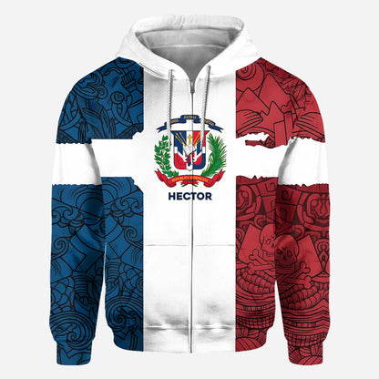 Dominican Republic, Dios, Patria, Libertad - Personalized Expats All Over Shirt