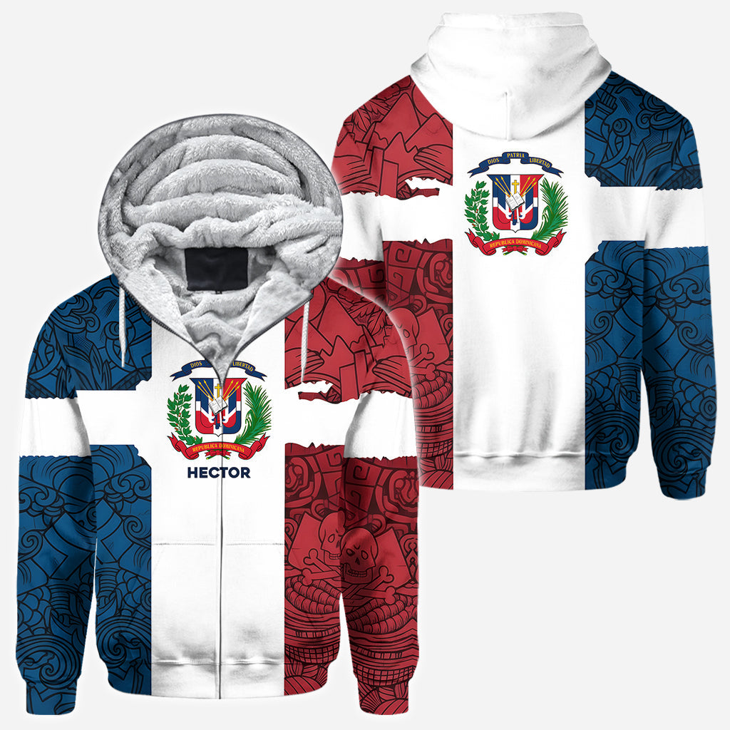 Dominican Republic, Dios, Patria, Libertad - Personalized Expats All Over Shirt