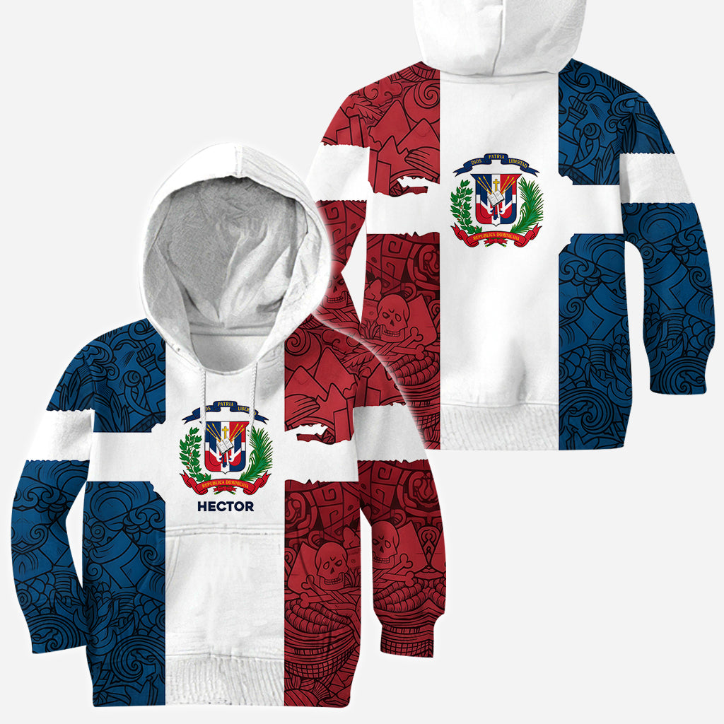 Dominican Republic, Dios, Patria, Libertad - Personalized Expats All Over Shirt