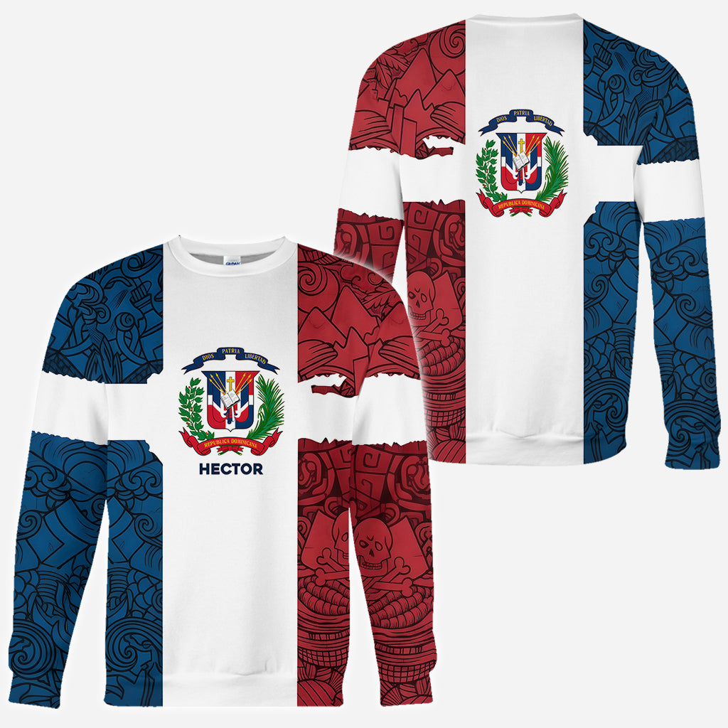 Dominican Republic, Dios, Patria, Libertad - Personalized Expats All Over Shirt