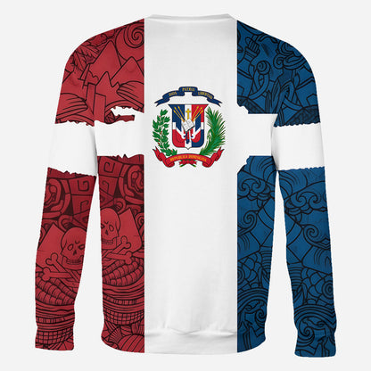 Dominican Republic, Dios, Patria, Libertad - Personalized Expats All Over Shirt