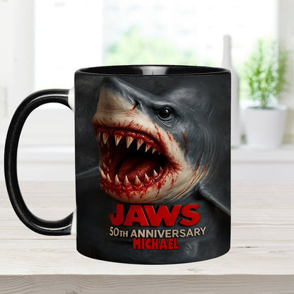 Scary Shark - Personalized Accent Mug