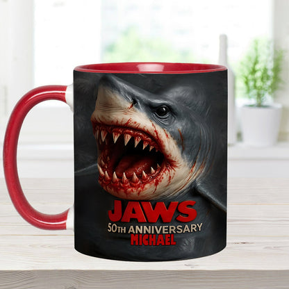 Scary Shark - Personalized Accent Mug