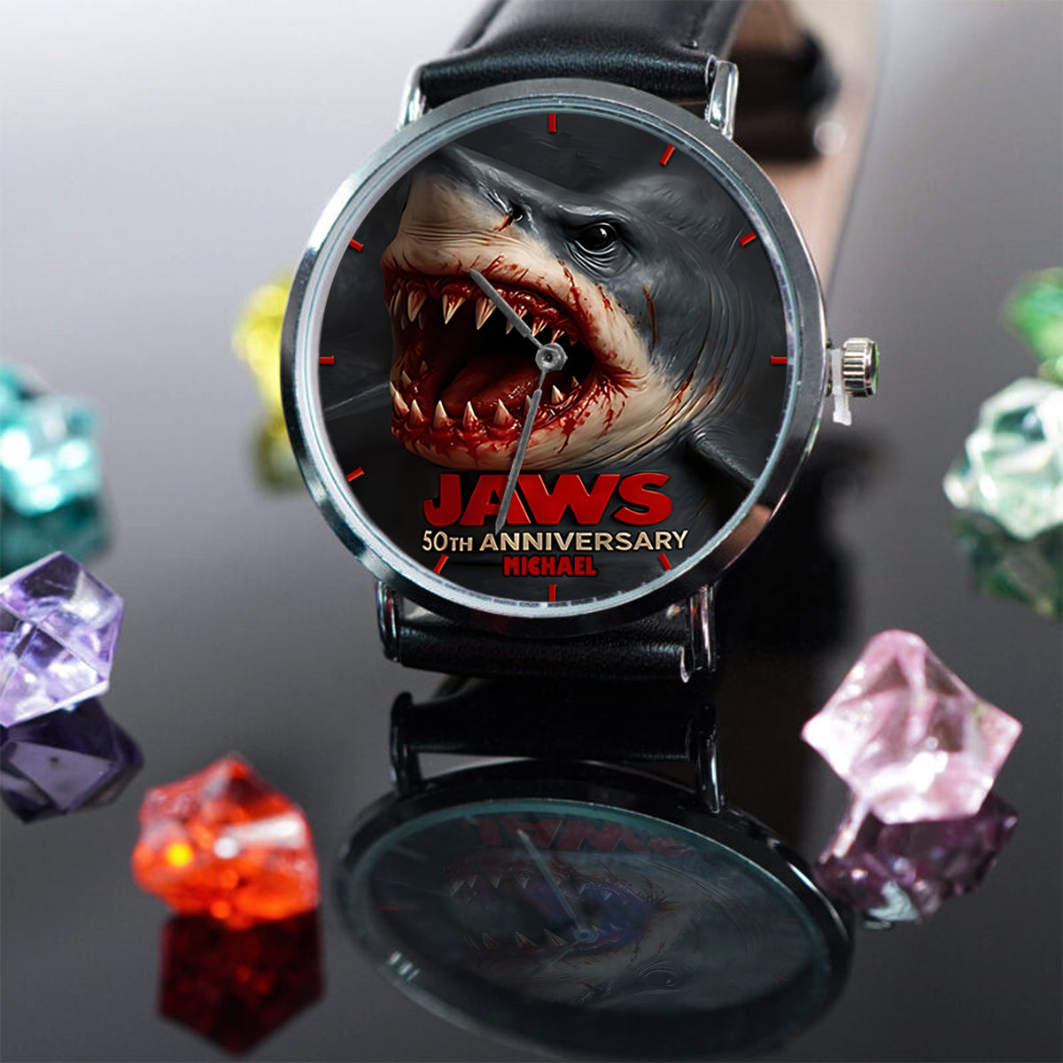 Scary Shark - Personalized Hand Watch