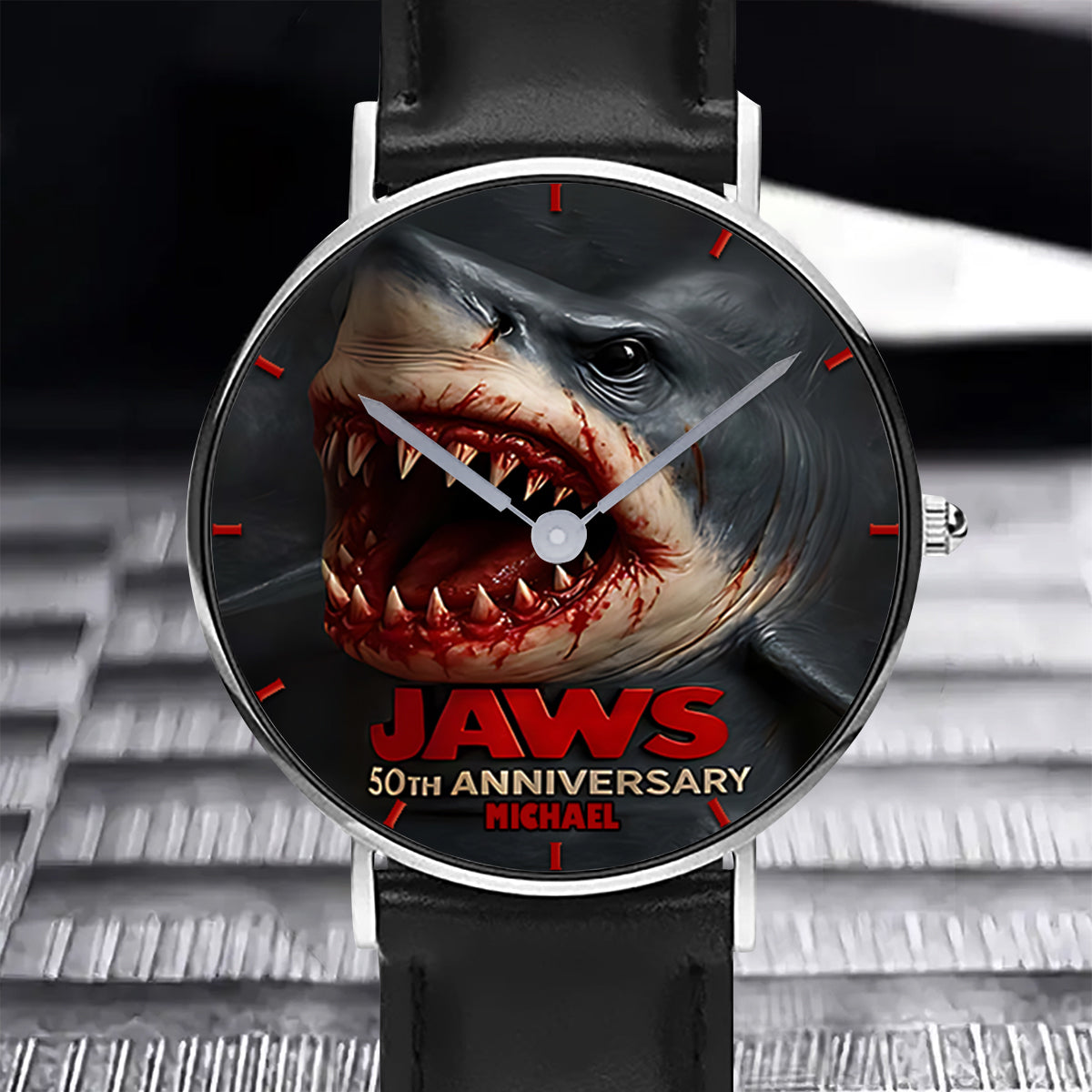 Scary Shark - Personalized Hand Watch