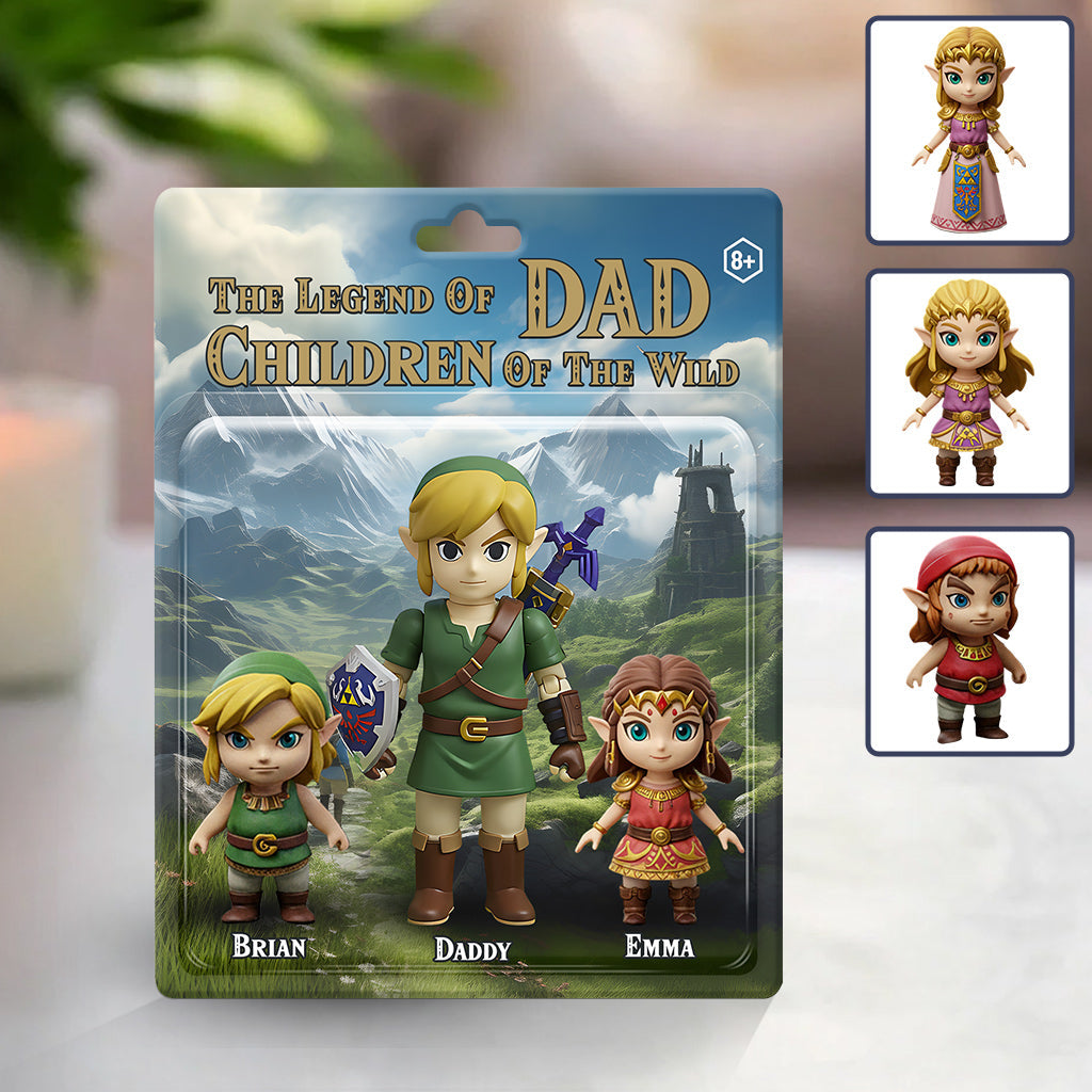 The Legend Of Dad - Personalized The Hero's Legend Custom Shaped Acrylic Plaque