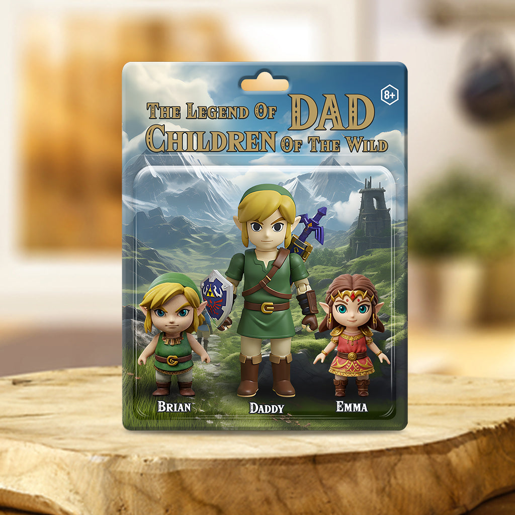The Legend Of Dad - Personalized The Hero's Legend Custom Shaped Acrylic Plaque